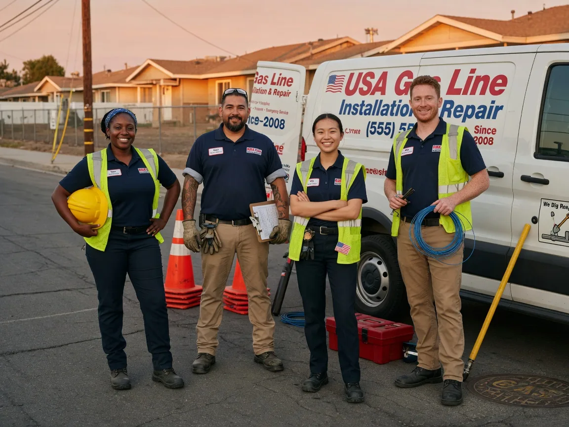 Gas Line Installation company in Alborn, MN